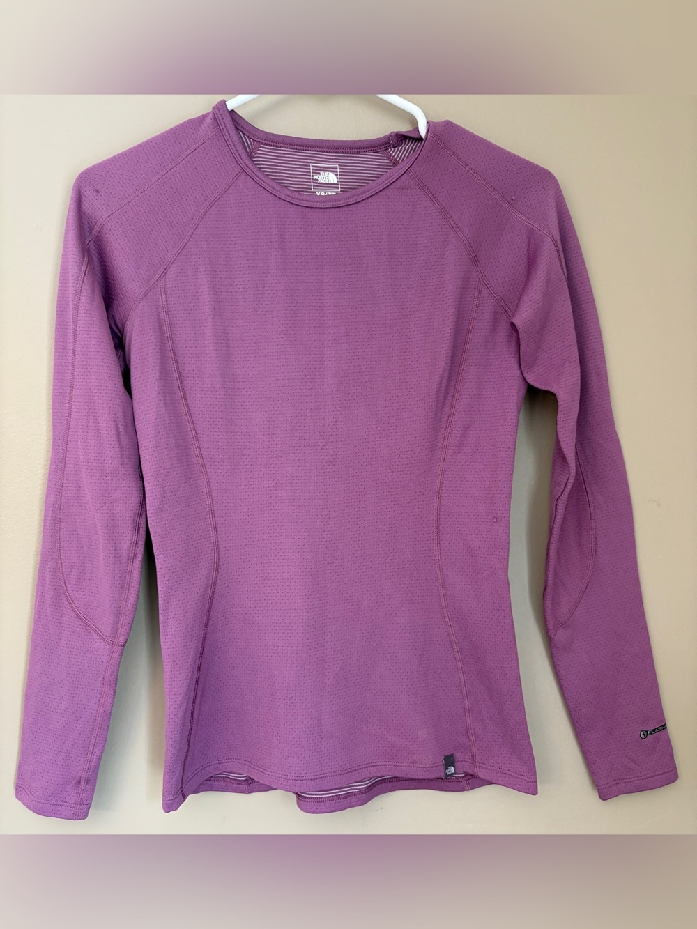 The North Face FlashDry purple long sleeve athletic shirt Women’s XS